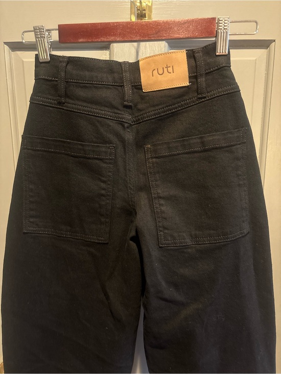 Ruti Pants - Ruti Black High-Rise Wide Leg Jeans